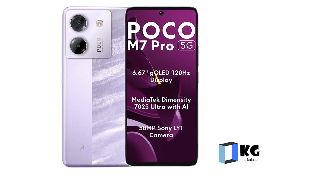 گوشی موبایل شیائومی مدل Poco M7 Pro 5G دو سیم کارت ظرفیت 512 گیگابایت و رم 12 گیگابایت - - گارانتی 18 ماهه شرکتی 3 گوشی موبایل شیائومی مدل Poco M7 Pro 5G دو سیم کارت ظرفیت 512 گیگابایت و رم 12 گیگابایت