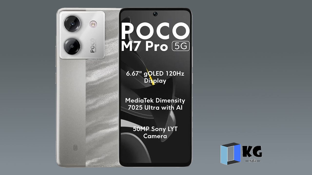 گوشی موبایل شیائومی مدل Poco M7 Pro 5G دو سیم کارت ظرفیت 512 گیگابایت و رم 12 گیگابایت - - گارانتی 18 ماهه شرکتی 2 گوشی موبایل شیائومی مدل Poco M7 Pro 5G دو سیم کارت ظرفیت 512 گیگابایت و رم 12 گیگابایت