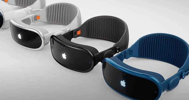 concepto de apple vision air en varios colores kgkala