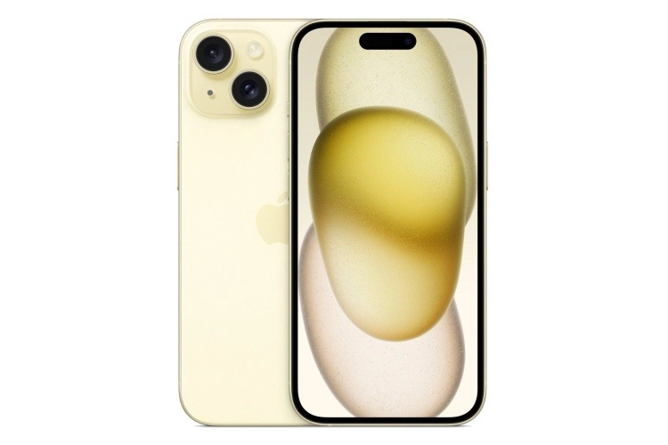 apple-iphone-15-yellow گوشی موبایل اپل iPhone 15 Plus ZA/A ظرفیت 128 گیگابایت رم 6 گیگابایت دو سیمکارت - Not Active - رجیستر گارانتی