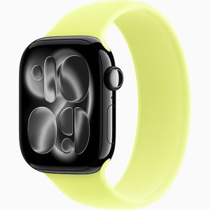 اپل واچ سری 11 آلمینیوم 42 میلی متری - GPS - بند Rubber مدل Solo Loop