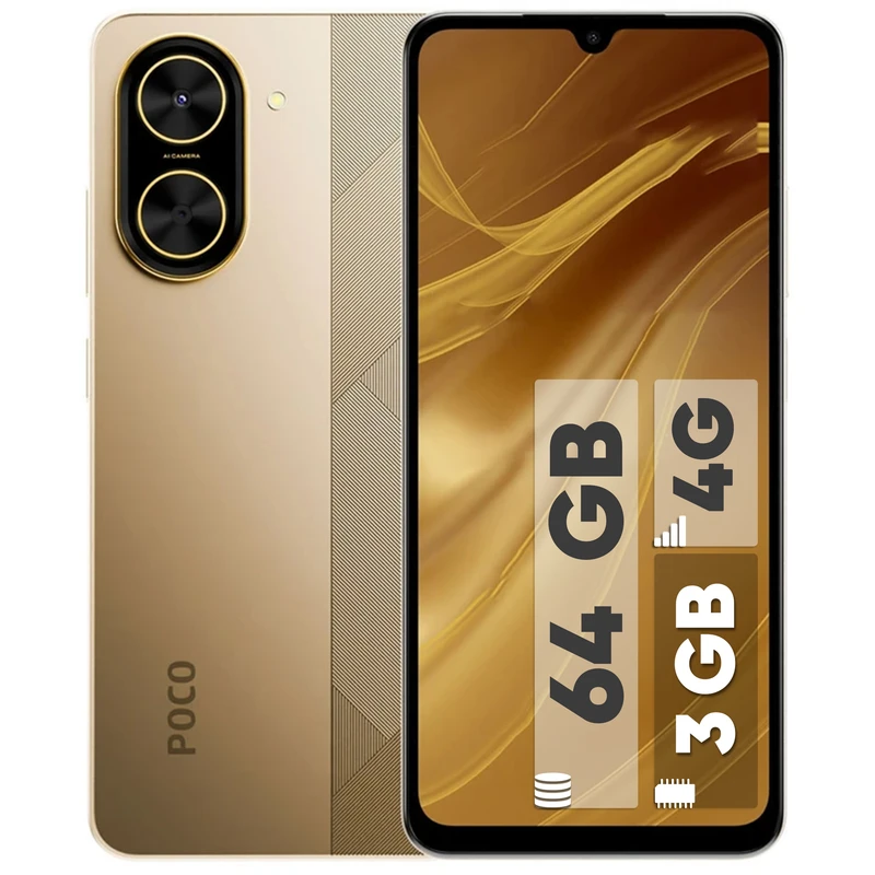 گوشی موبایل شیائومی مدل Poco C71 دو سیم کارت ظرفیت 64 گیگابایت و رم 3 گیگابایت گوشی موبایل شیائومی مدل Poco C71 دو سیم کارت ظرفیت 64 گیگابایت و رم 3 گیگابایت