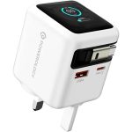 شارژ دیواری 70 وات هوشمند پاورولوژی Powerology Halo Dual-Port GaN Charger PWCUQC051 - Image 6