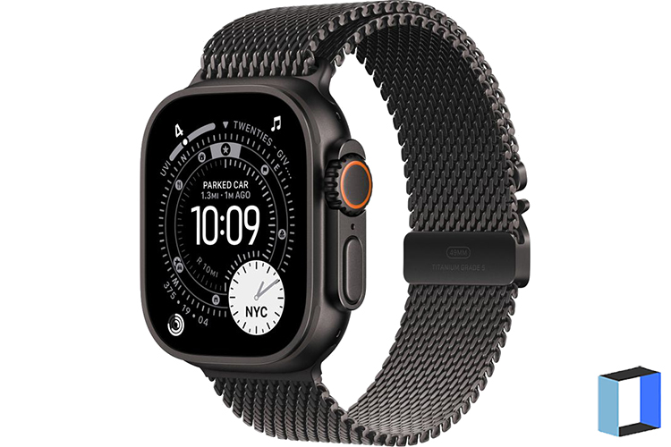 MGHR4ref_VW_34FR watch-case-49-titanium-black-ultra3_VW_34FR watch-face-49-milanese-ultra3_VW_34FR_GEO_US apple watch ultra 3