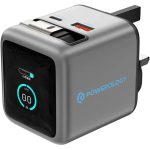 شارژ دیواری 70 وات هوشمند پاورولوژی Powerology Halo Dual-Port GaN Charger PWCUQC051 - Image 7