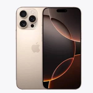 گوشی موبایل اپل مدل iPhone 16 Pro Max ZAA صحرایی ظرفیت 256 گیگابایت رم 8 گیگابایت با رجیستر شرکتی کارکرده