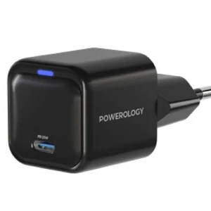شارژر دیواری 45 وات پاورولوژی Powerology QX 45W GaN Adapter PWCUQC056