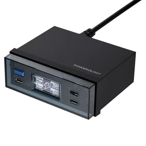 شارژر رومیزی 65 وات پاورولوژی Powerology Charging Station PWC048