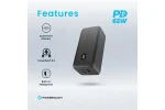 پاوربانک 65 وات پاورولوژی مدل Onyx_PP019_PPBCHA19 ظرفیت 20000 میلی‌آمپر ساعت