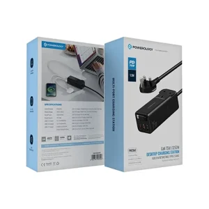 شارژر رومیزی 75 وات پاورولوژی Powerology Desktop Charging Station PWCUQC040