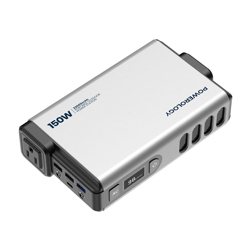 Powerology-Mini-Power-Station-with-AC-Output-150W-32000mAh-PD-100W-1 پاور استیشن پاورولوژی مدل PPBCHA31 ظرفیت 32000 میلی آمپر ساعت - Image 1