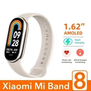 مچ بند هوشمند شیائومی Mi Band 8 با بند سیلیکونی
