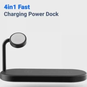 شارژر رومیزی پاورولوژی Powerology 4in1 Fast Charging Power Dock مدل P41MFCHBK