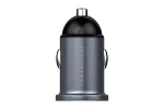 3 شارژر فندکی 24 وات پاورولوژی Powerology Dual USB-A Port Mini Car Charger PCCSR001-GY