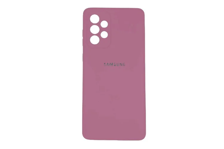 صورتی-تیره6 کاور سیلیکونی Silicone Cover مناسب موبایل Samsung A73
