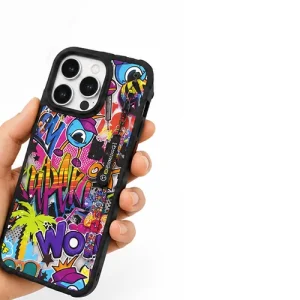 Geniss طرح گرافیتی مناسب iPhone 15 Pro Max
