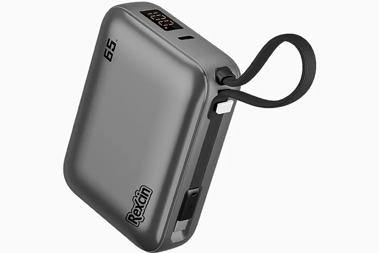 rexcin-powerbank-20000mah-65w-rex-p21 پاور بانک رکسین Rexin مدل P21 ظرفیت 20000 میلیآمپرساعت توان 65 وات